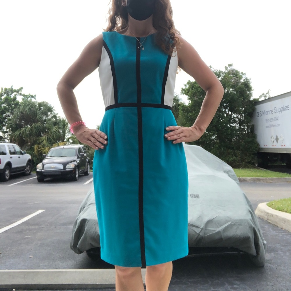 Calvin Klein Sleeveless Shift Dress Size 8